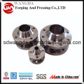 Flange de pescoço de solda de aço carbono ANSI forjada